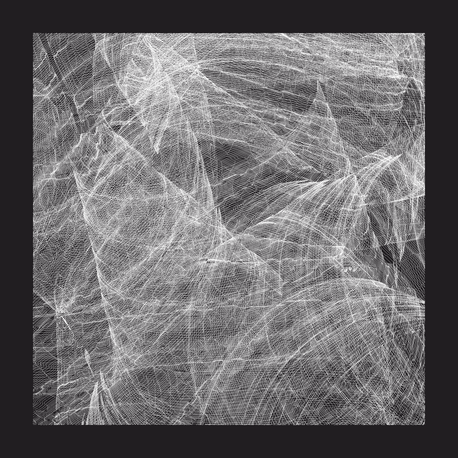 A year ago I was obsessively crafting algorithms to draw trees with a pen plotter. At the core of them is a piece of code that fast computes line intersections, the black magic behind all of my pen plotter works.
The Fabric of Trees is an output from the same algorithm that later made my genesis ETH piece "The Oak Tree", nothing less, except the magic of deactivating line intersections. "
• 5600x5600 PNG
• made with javascript code
• exists as a plottable file